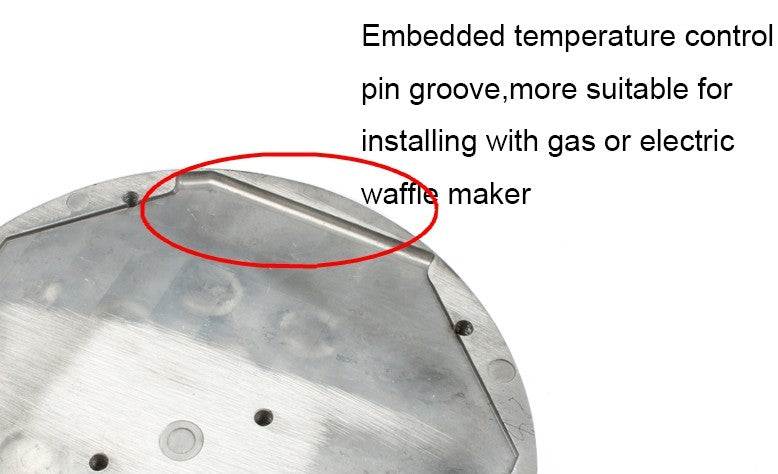 DMWD-Molde de máquina de gofres de burbujas para huevos de Hong Kong, rodillo para hornear, sartén de hierro, placa antiadherente para Muffin