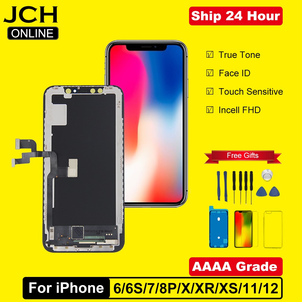 Pantalla LCD con Digitalizador Táctil 3D Perfecto para iPhone 6 6S 7 8 Plus X XR XS MAX 11, Pantalla para iPhone 12 13 PRO