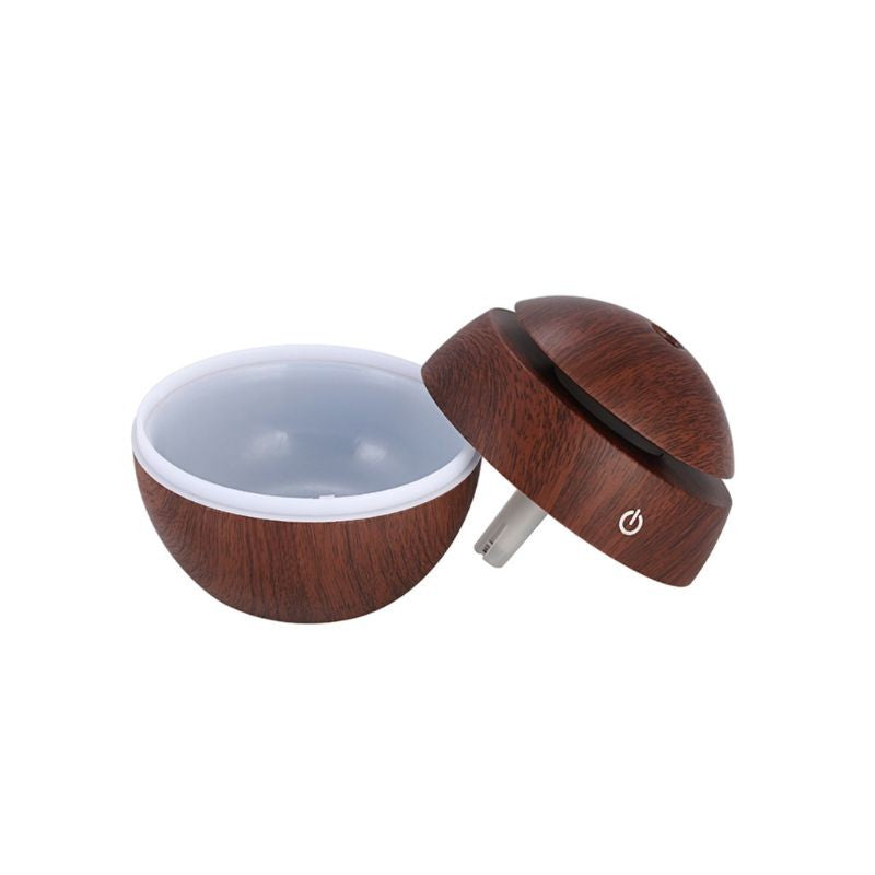 Difusor de aromatizador de aceite esencial, 7 colores, eléctrico + cargador USB