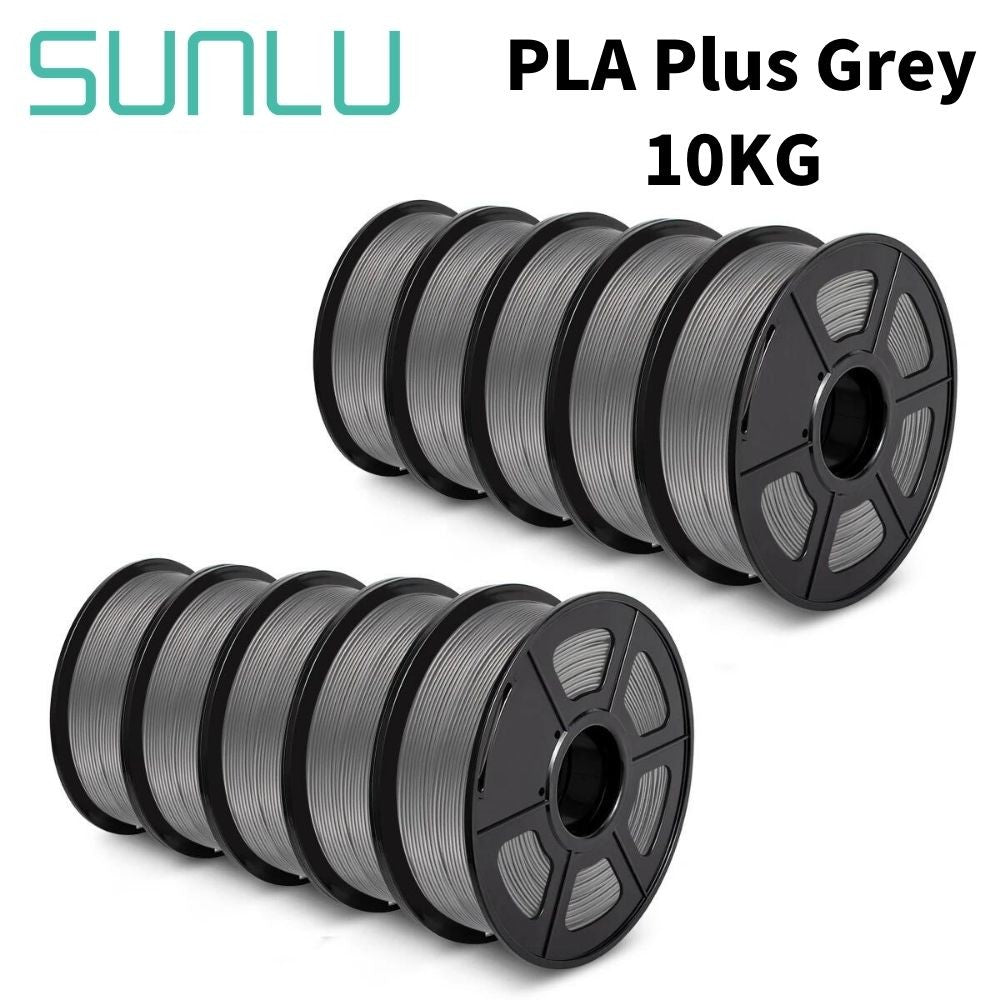 Filamentos SUNLU PLA PETG PLA Plus, 10 rollos de filamento 3D, 1 KG/rollo, 1,75mm, 100% líneas de filamento, ordenadamente para impresión 3D de la UE y EE. UU.