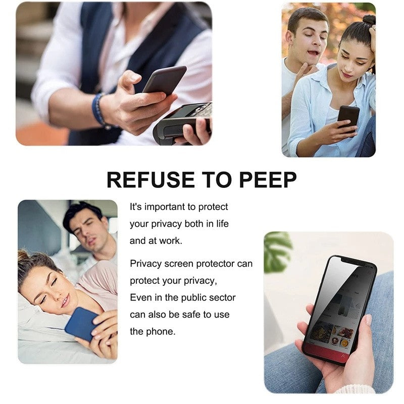 1-3 piezas de vidrio templado de privacidad antiluz azul para iPhone 15 Pro Max 14 Plus 13 12 Mini 11 protección ocular Protector de pantalla transparente