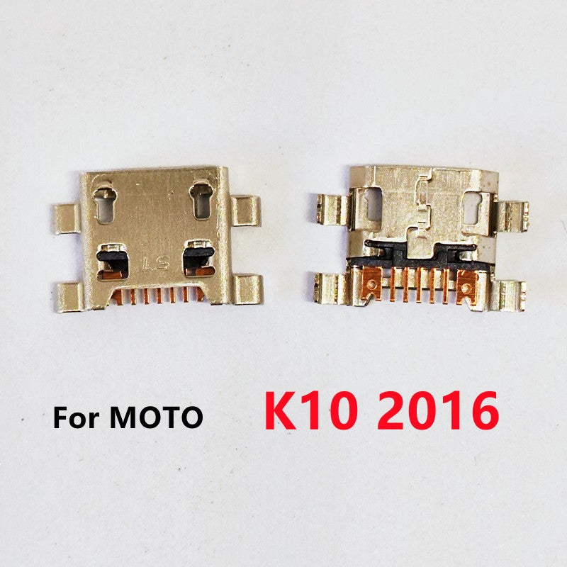 Conector de puerto de carga USB, Base de enchufe para LG K4 K8 K9 K10 K11 K12 K41S K50 K50S K51 K52 K61 Plus, 10 Uds.