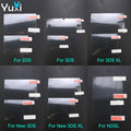 YuXi película protectora transparente HD superior inferior para DS Lite NDSL para 2DS nuevo Protector de pantalla LCD 3DS XL