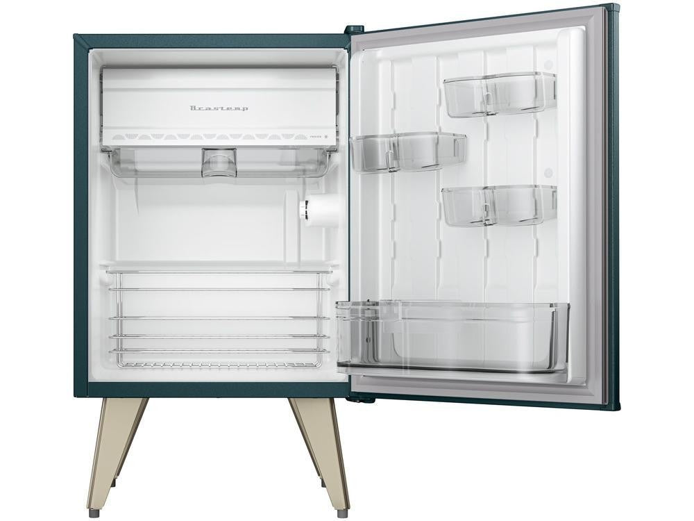 Braz8hn-Frigobar verde Retro, Brastemp, 76L-110V