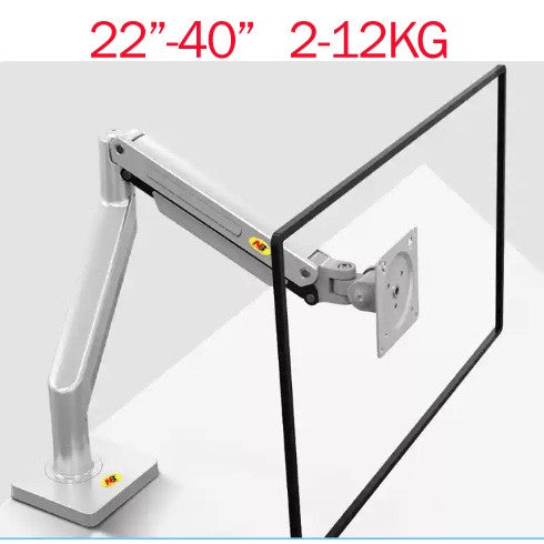 Soporte de monitor de escritorio con brazo de resorte de gas NB G40 G45 para pantallas de 22-40 pulgadas, rotación de 360°, 3-12 kg, 3-15 kg.