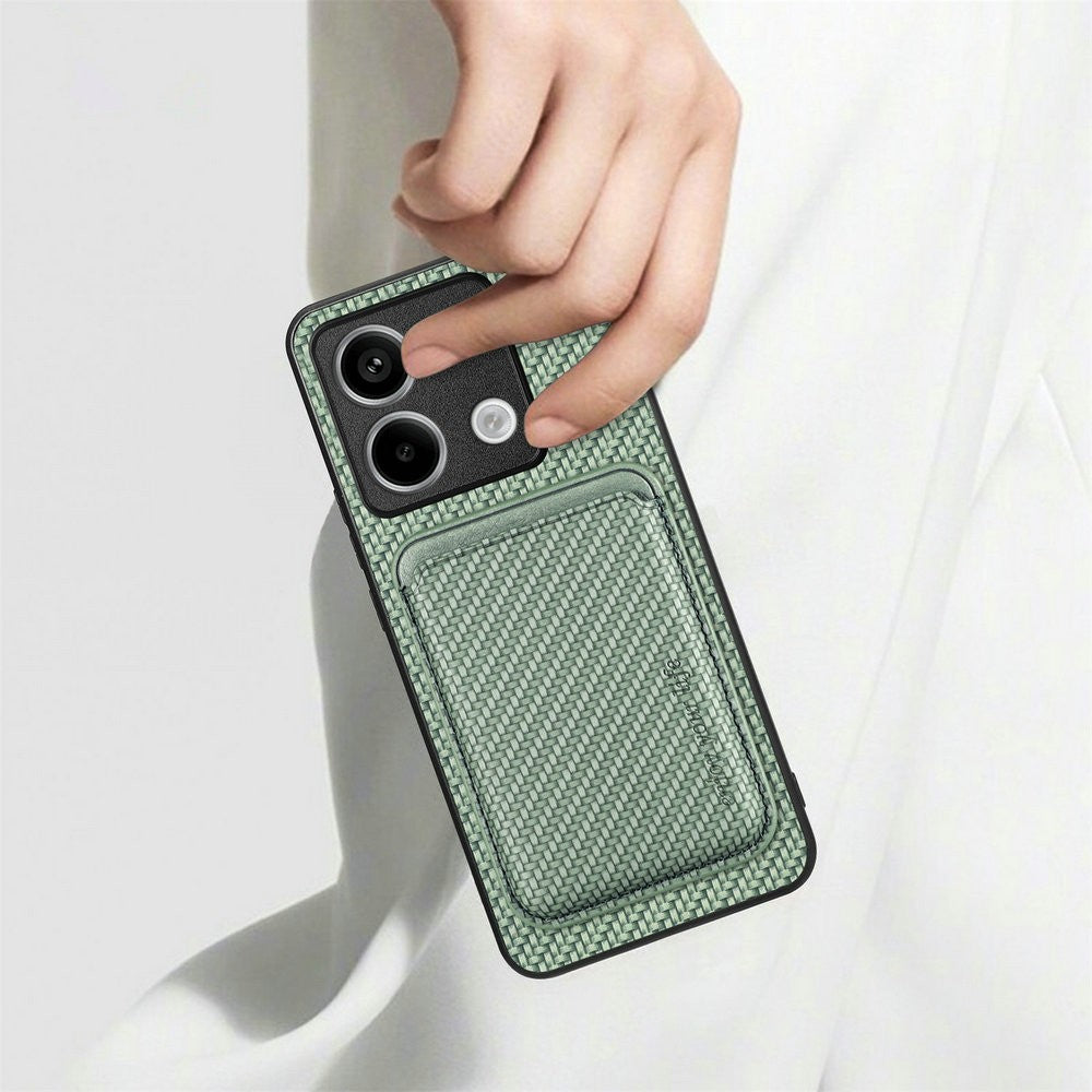 Funda de Cuero Desmontable 2 en 1 con Imán para Xiaomi Redmi Note 15 5G 4G, Funda con Ranuras para Tarjetas, Carcasa Trasera para Redmi Note 14 Pro Plus 13 14C