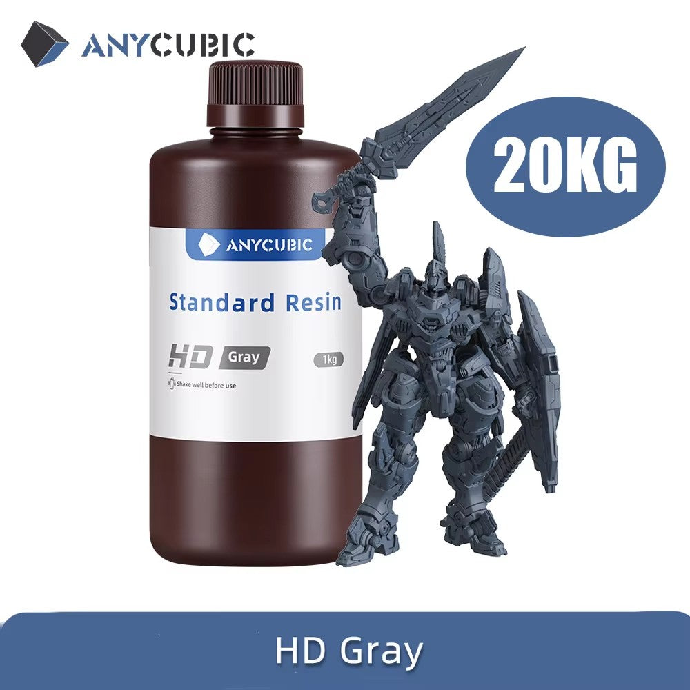 ANYCUBIC 405nm resina UV para impresora 3D Photon Mono 4 resina de impresión 3D LCD resina sensible a los rayos UV para impresora 3D 1kg