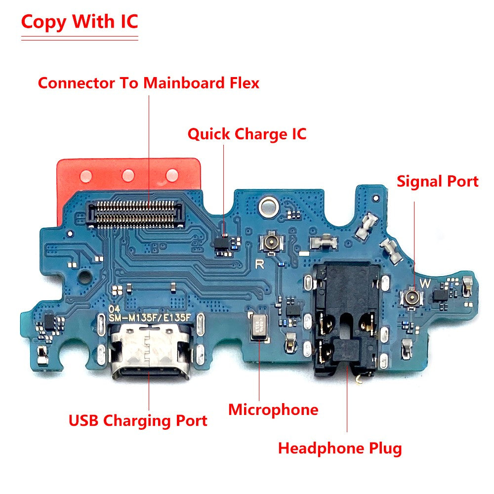 Para Samsung A13 A13s A14 A24 A54 A23 A34 A42 4G 5G A04 A04s A04E puerto de carga USB Micro Dock conector placa Cable flexible