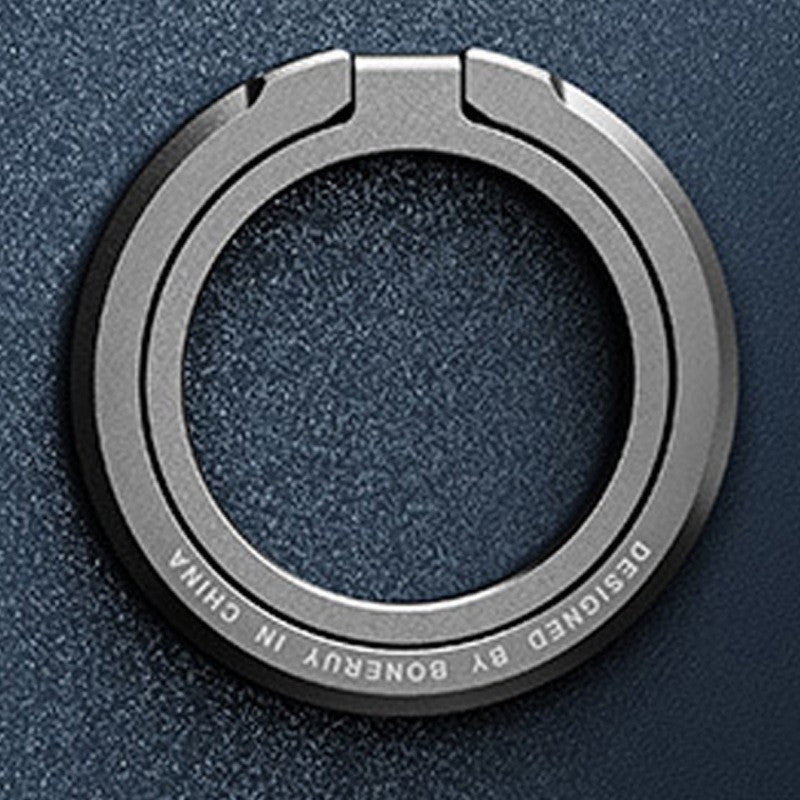 Para Magsafe Metal Glitter 1 Uds polvo fuerte soporte de anillo de succión magnética para soporte de teléfono móvil etal 360 °   Carga giratoria