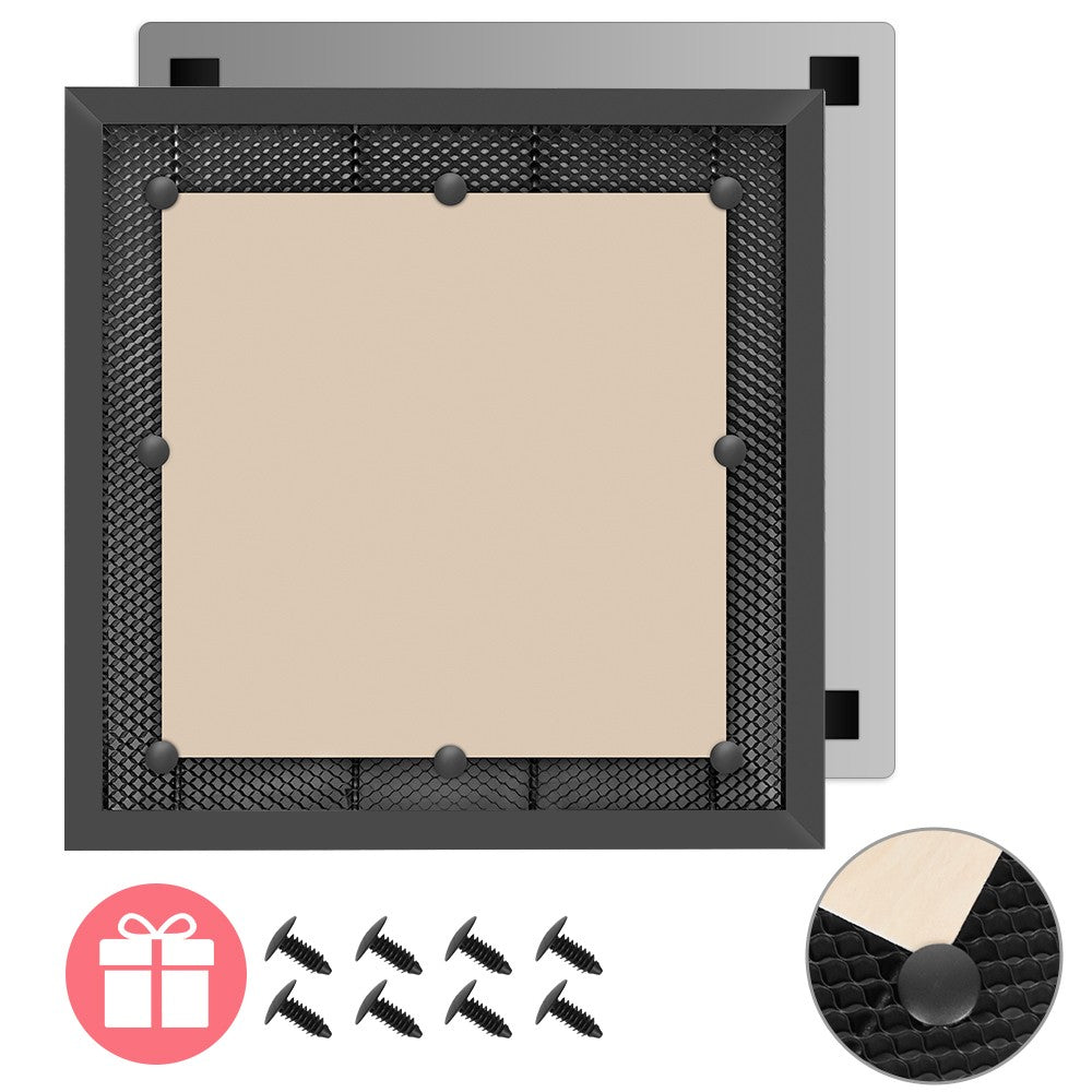 Mesa de trabajo de panal para máquina cortadora de CO2/grabador láser TTS TS2 tablero de panal 400x4 0/430x400mm pieza de equipo láser