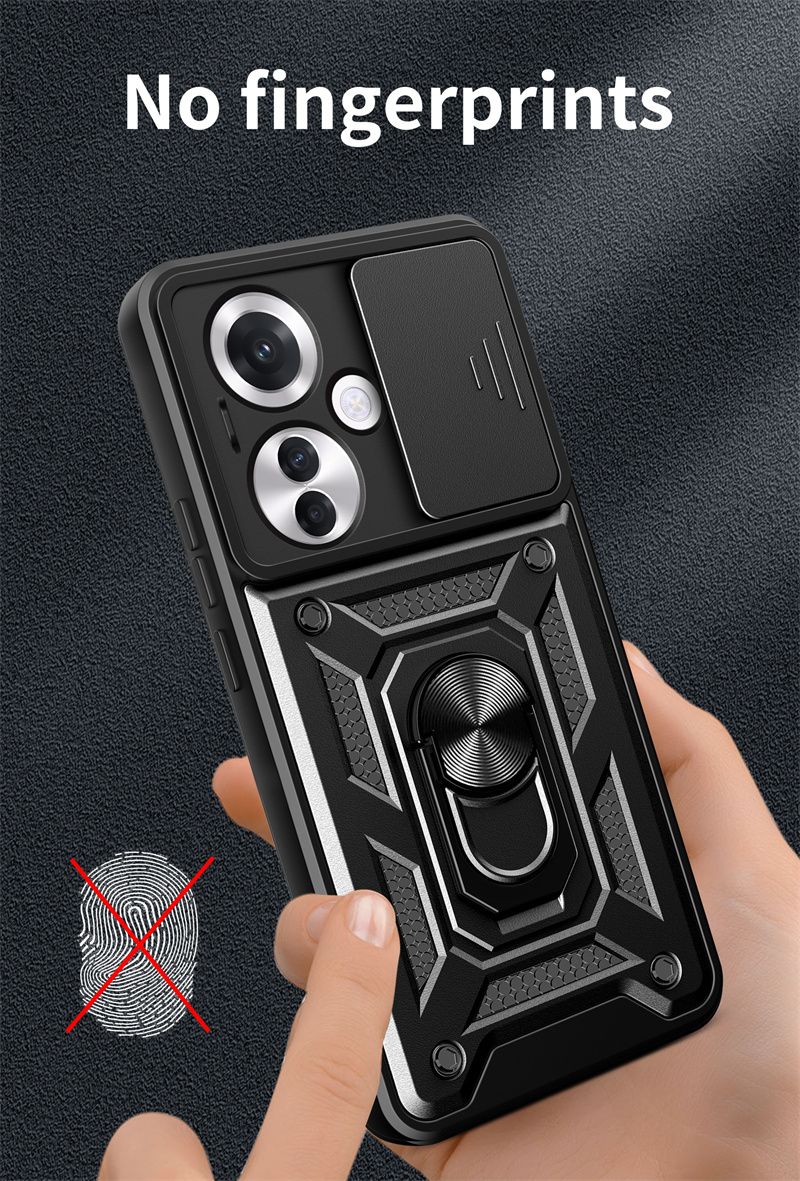 Funda para OPPO Reno11F 5G, Protector de cámara con lente deslizante, armadura a prueba de golpes, Coque para OPPO Reno11 F Reno 11F 11 F 5G