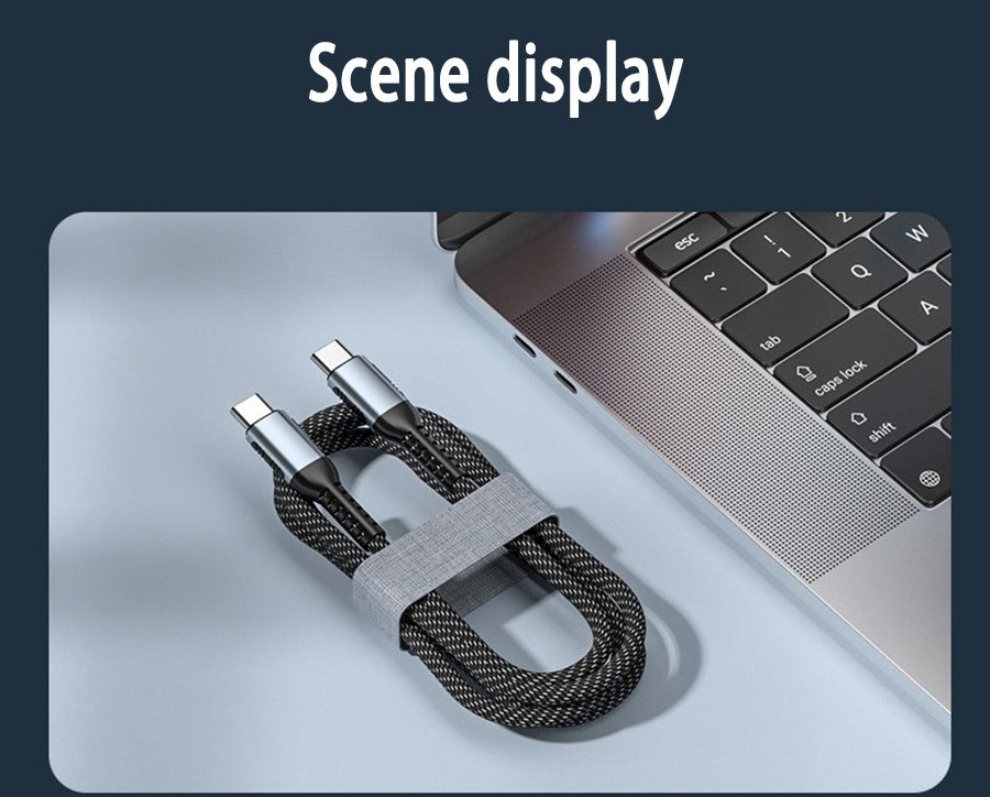 Cable de Carga Ultra Rápida UGOURD PD240W Tipo USB C, Cable Cargador Tipo C de 100W para iPhone 15, Xiaomi, MacBook Pro con Chip E-Marker
