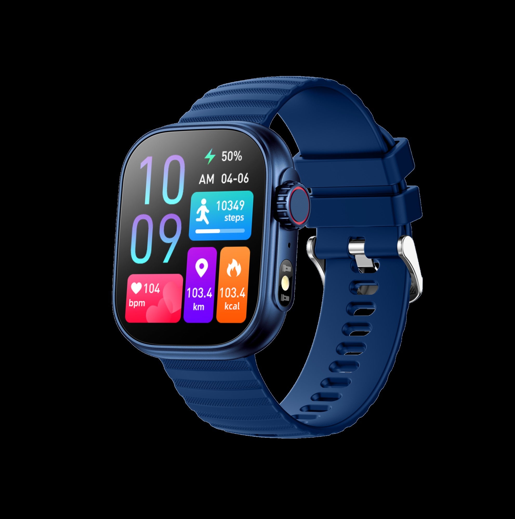 Reloj inteligente para hombre y mujer, pulsera con linterna LED, más de 100 modos deportivos, rastreador de actividad física, temperatura corporal, pantalla de 2,01"