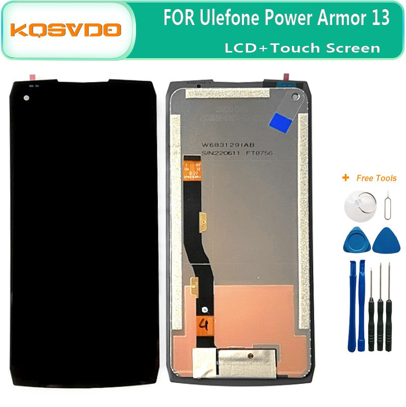 100% Original nuevo 6,81 pulgadas para Ulefone POWER ARMOR 13 pantalla LCD y Digitalizador de pantalla táctil reemplazo de teléfono Armor13 + herramientas