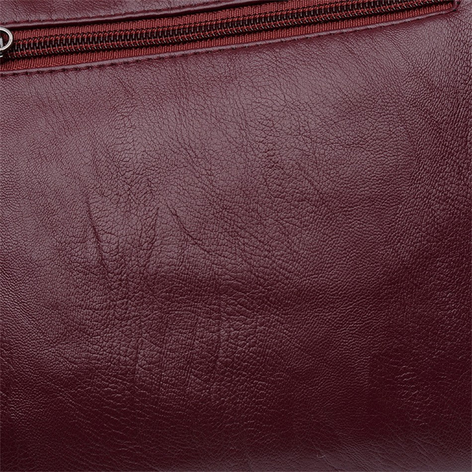 Bolso bandolera de Color liso que combina con todo, bolsos de hombro de alta capacidad para mujer, bolso de mano de piel sintética de alta calidad 2021