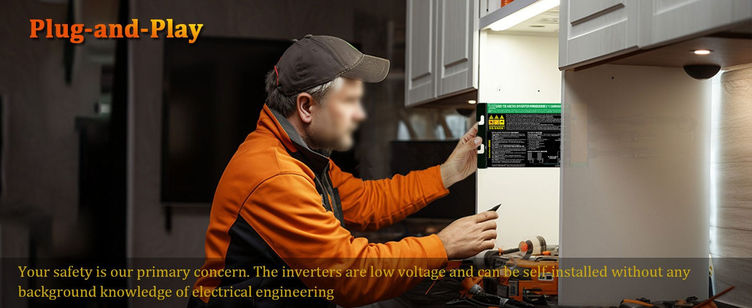 Inversor Solar Y & H 350W 300W 500W 600W 700W MPPT Solar PV conexión a red Micro inversor serie GMI entrada 26-46V salida CC 110V-240V