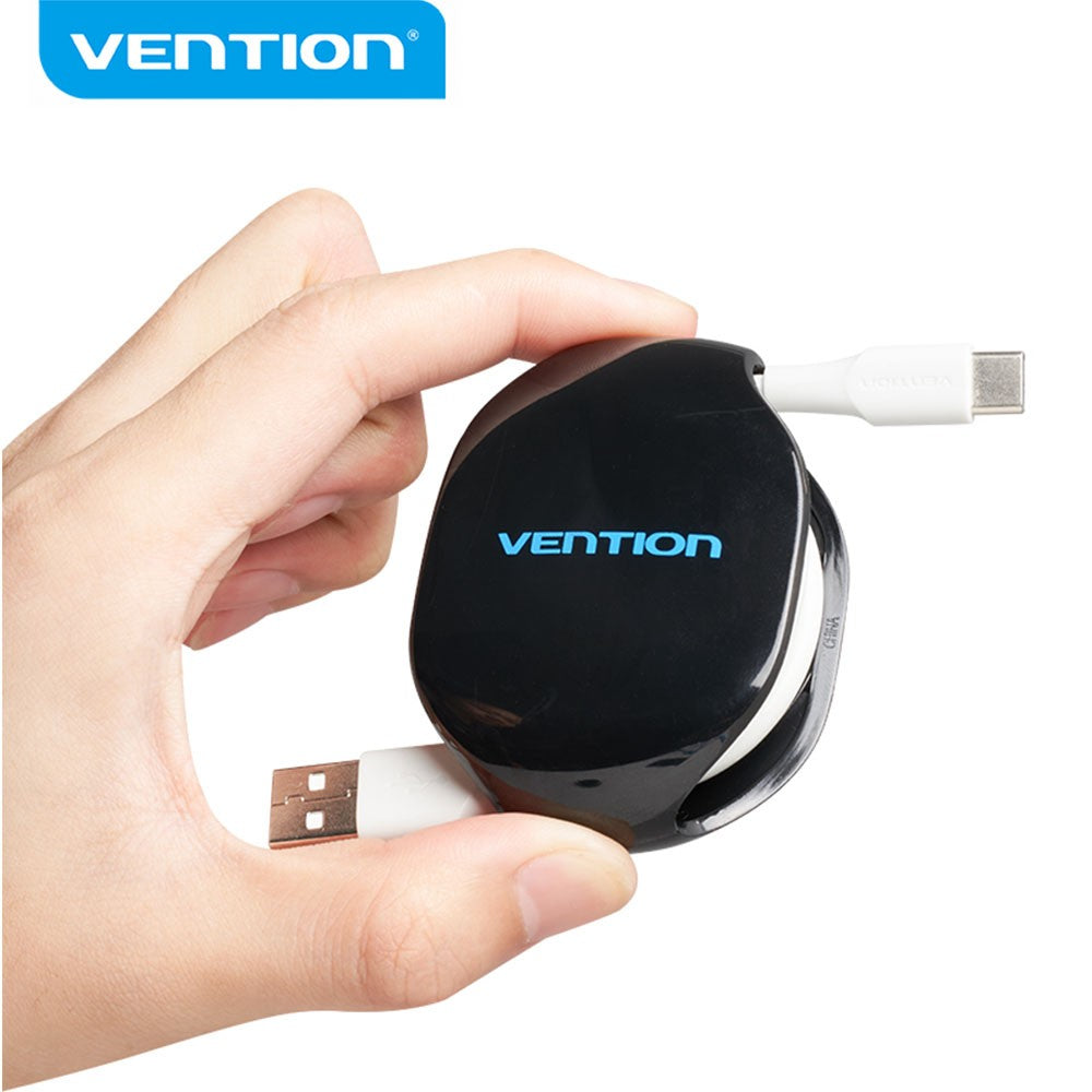Vention-enrollador de cables automático, soporte organizador para auriculares, Cables USB y bobinado de teléfono, máquina enrolladora de cables automática