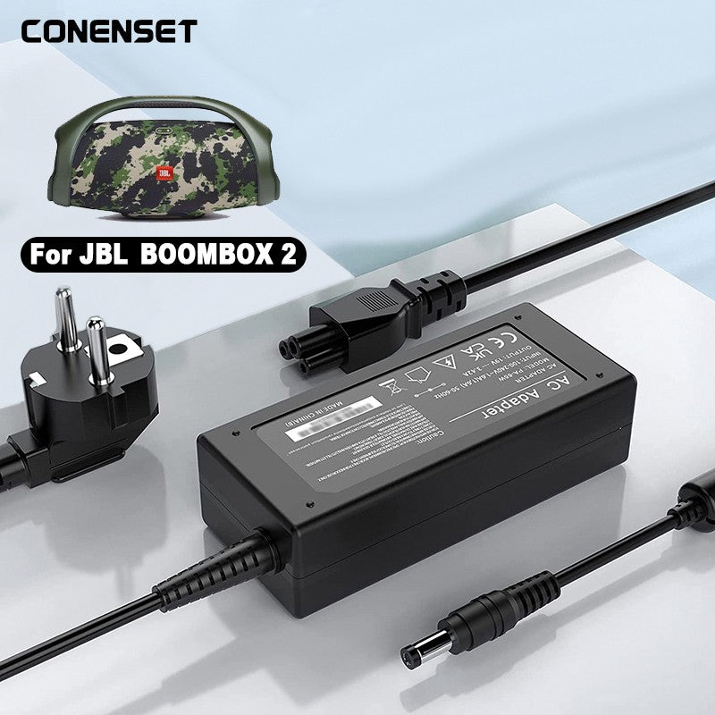 Cargador adaptador de CA de 24V 4A para JBL Boombox 2, altavoz Bluetooth portátil inalámbrico a prueba de agua, cable de alimentación de 24V 4.2A