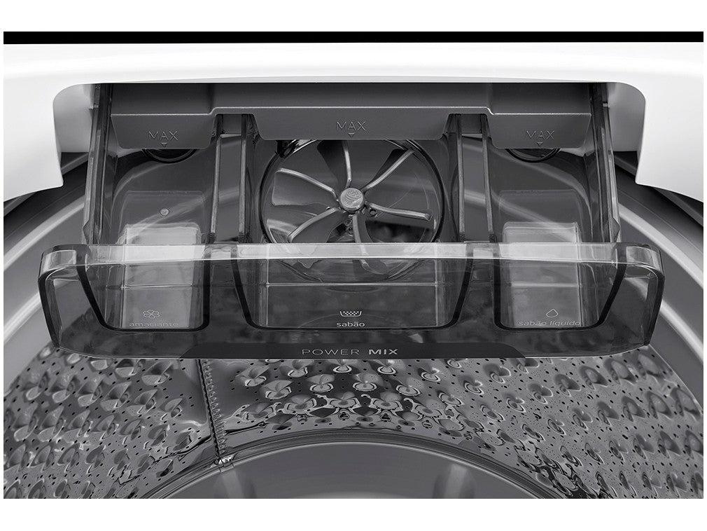 Midea-lavadora de 13kg, cesta Inox, programas de lavado blancos, agitador de ondas-110V