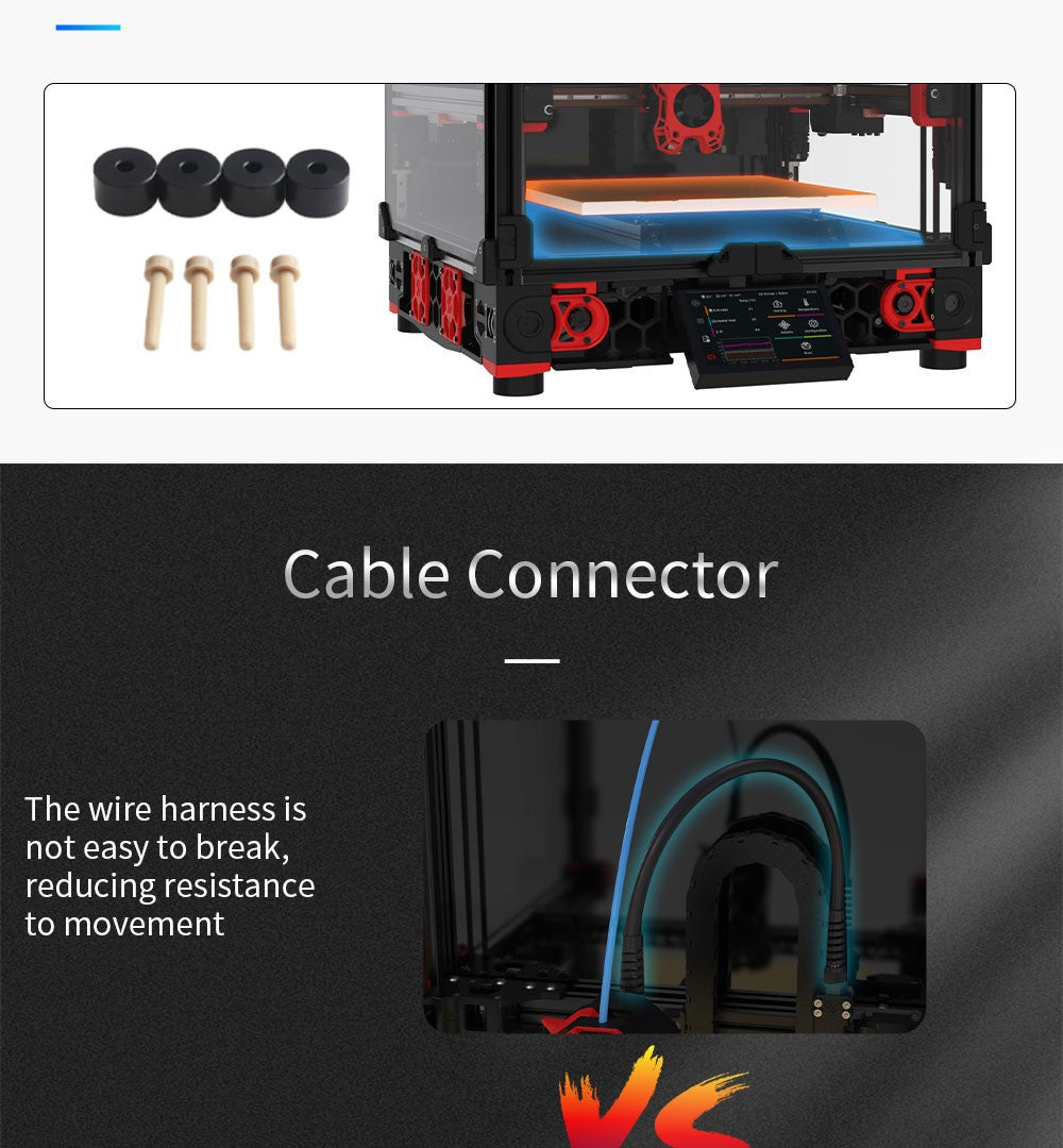 Voron 2,4 R2 Pro, piezas de impresora 3D, impresión de alta velocidad, pantalla HDMI5, extrusora Stealburner de grifo CNC, última versión