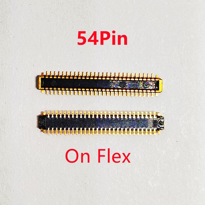 10 Uds pantalla LCD conector flexible FPC para Motorola Moto G10 XT2127 G20 XT2128 G30 XT2129 G22 E20 enchufe a bordo 54pin