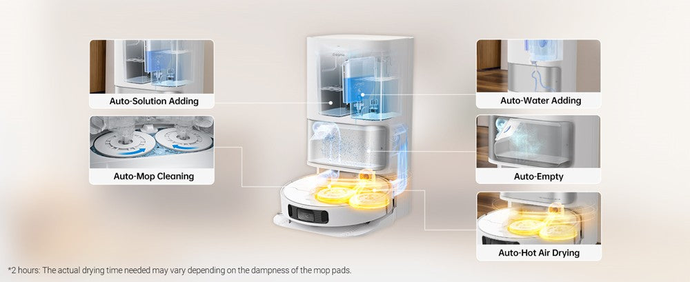Dreame-Robot aspirador L10s Ultra, fregona automática de limpieza y secado, recarga y vaciado automático, 5300Pa, navegación por Ia, Alexa