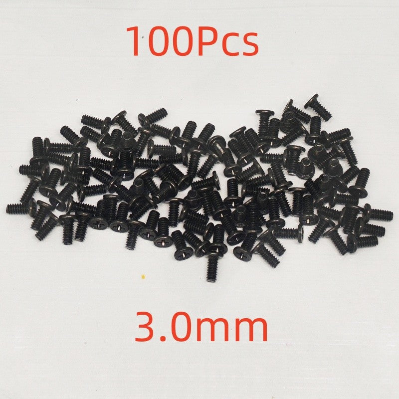 100 unids/lote 3,0mm 3,5mm tornillos para Samsung Galaxy S22 S3 S4 S5 S6 S7 S8 S9 S10 S20 S21 A11 A71 Note 20 10 9 8 tornillo de teléfono