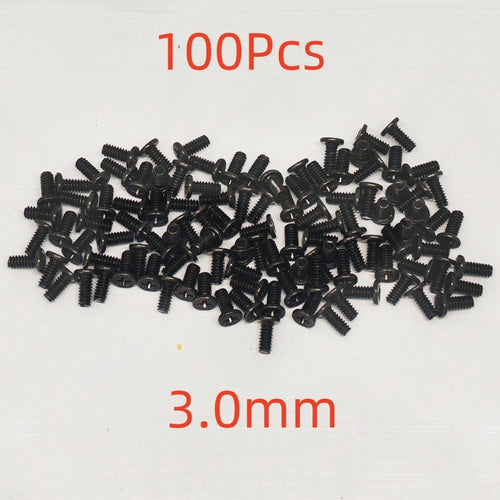 100 unids/lote 3,0mm 3,5mm tornillos para Samsung Galaxy S22 S3 S4 S5 S6 S7 S8 S9 S10 S20 S21 A11 A71 Note 20 10 9 8 tornillo de teléfono