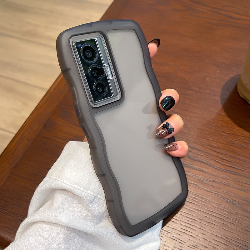 Funda para Samsung Galaxy S26 S25 S24 S23 Ultra S22 S21 S20 Plus FE, diseño de ondas rizadas, antigolpes, con protección completa para la cámara