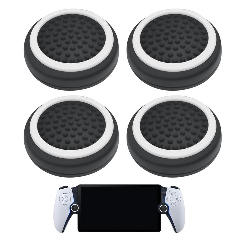 Tapas protectoras de silicona para mando de juegos, 4 piezas, antideslizantes