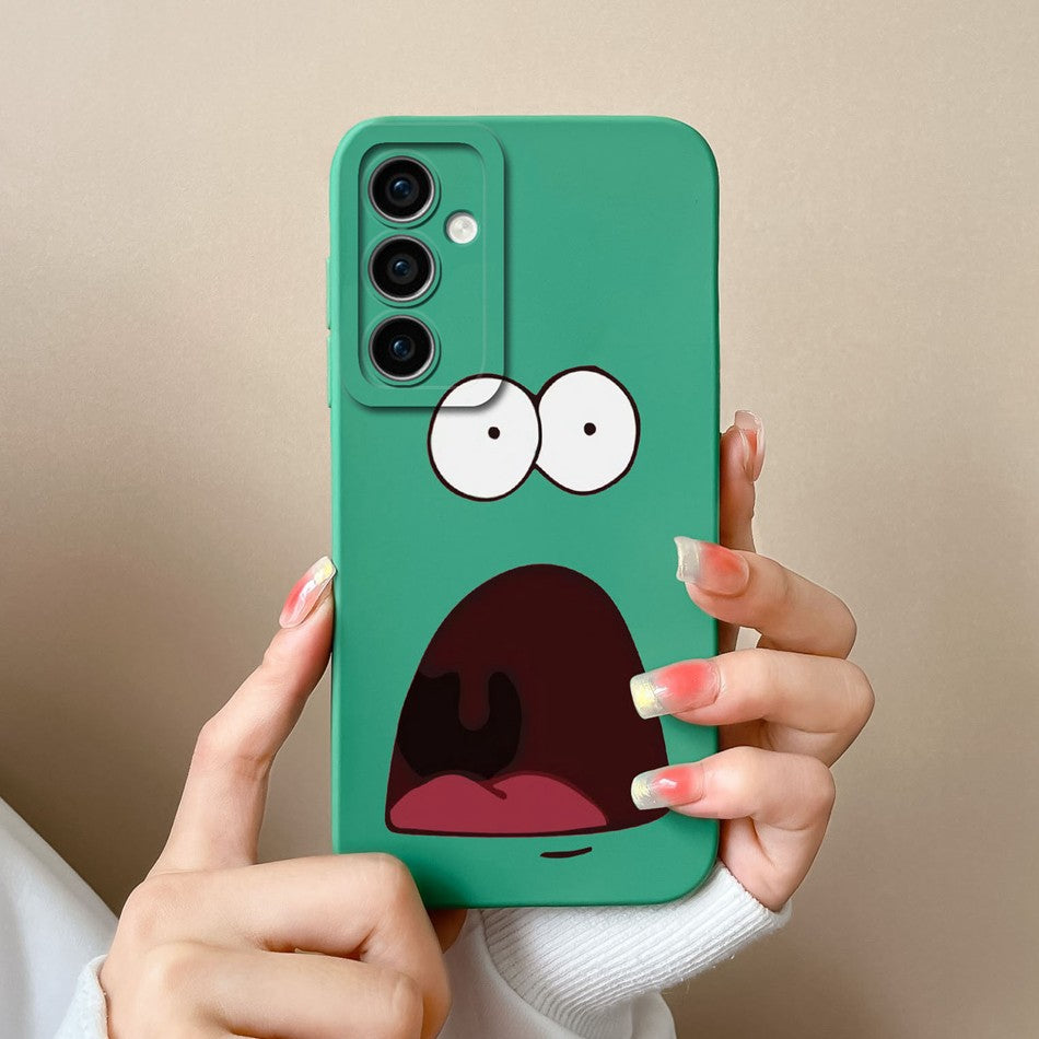 Funda para Samsung A35 A55 5G, funda trasera romántica, Protector de cámara de silicona líquida suave para Samsung A 35 A 55 Anti Choc Coque Capa