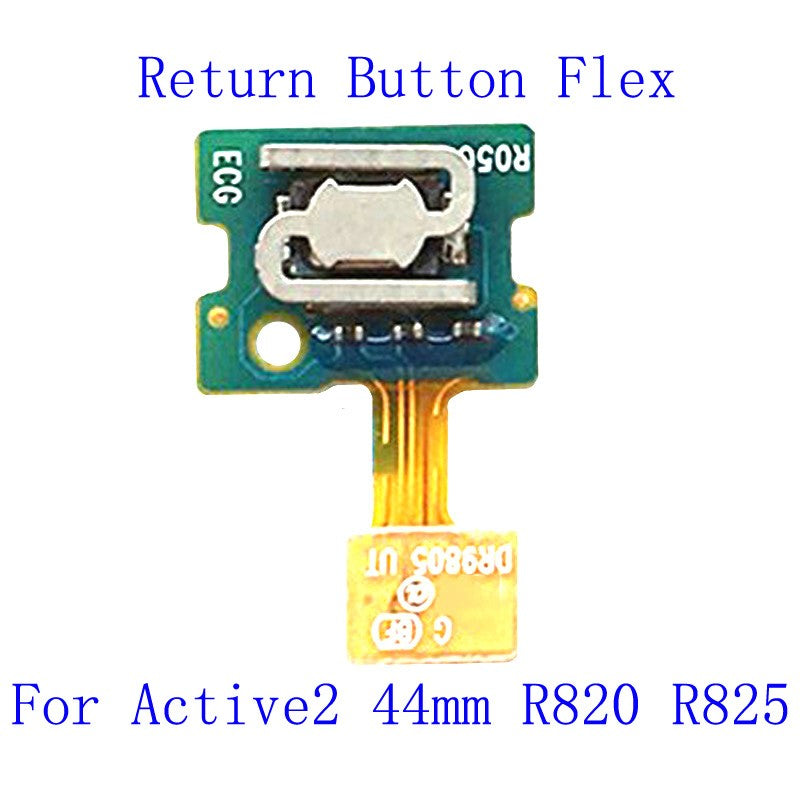 1 Uds. Interruptor de botón de menú de retorno trasero con tecla de encendido y apagado Cable flexible para Samsung Galaxy Watch Active 2 R830 R835 R820 R825 40mm 44mm