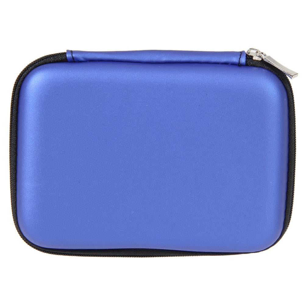Paquete de disco duro de 2,5 pulgadas, bolsa de auriculares, bolsa de disco HDD de energía móvil, bolsa con cremallera, funda de auriculares, caja de almacenamiento EVA móvil