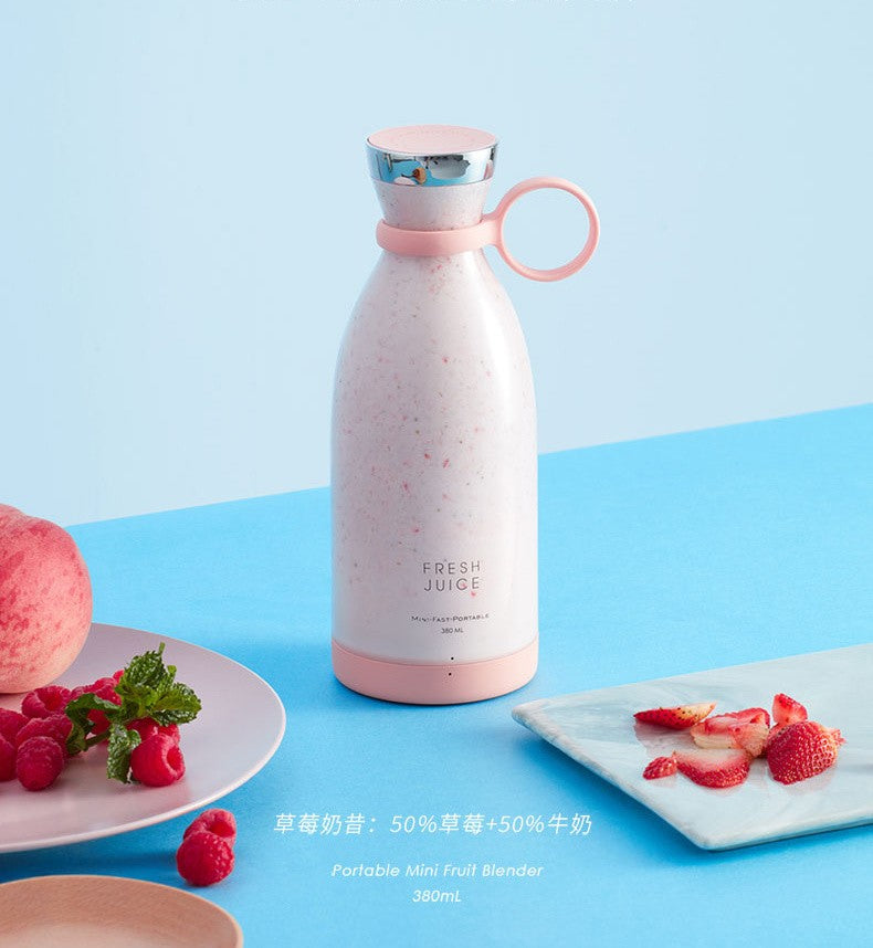 Exprimidor eléctrico portátil, minilicuadora Usb, extractores de frutas, batidos de alimentos, máquina multifunción para hacer jugo