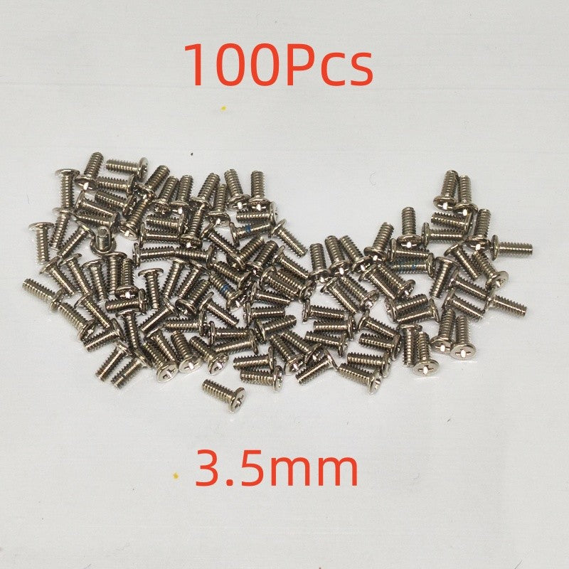 100 unids/lote 3,0mm 3,5mm tornillos para Samsung Galaxy S22 S3 S4 S5 S6 S7 S8 S9 S10 S20 S21 A11 A71 Note 20 10 9 8 tornillo de teléfono