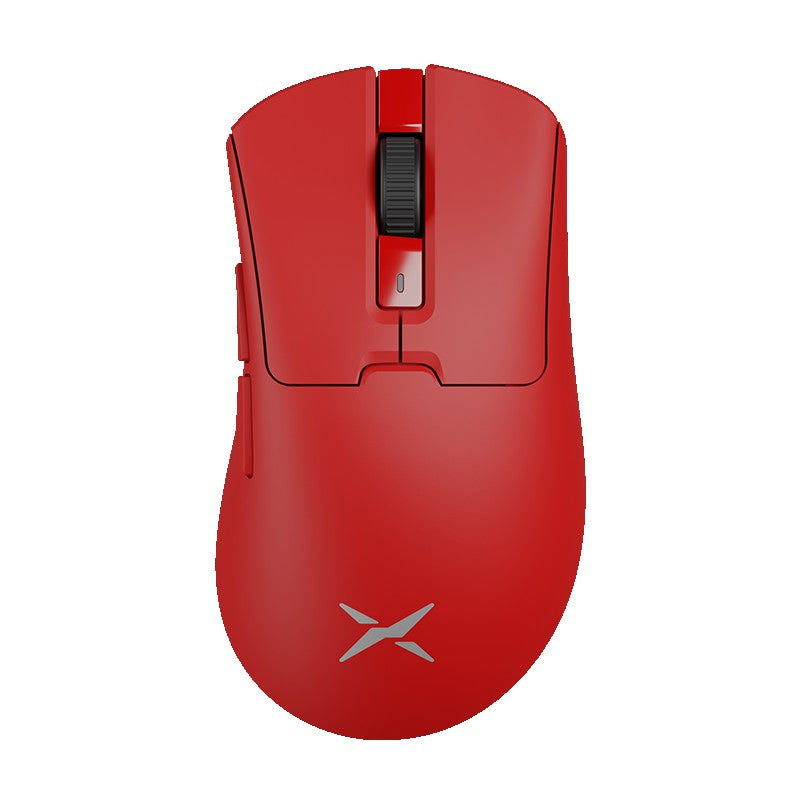 Ratón inalámbrico para juegos Delux M900 PRO, ergonómico, 8K, velocidad de orolling PAW3395 BK3633, base de carga RGB de 63g para PC y portátil de mano grande derecha