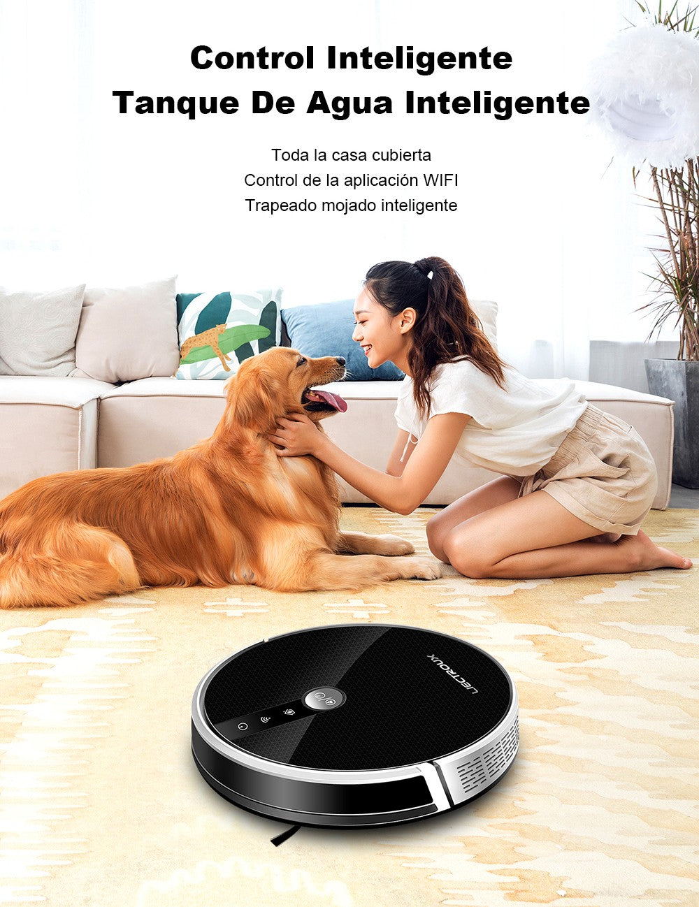 (Código Promocional:AETH15) Aspiradora Robot LIECTROUX C30B,Navegación de mapas,Partición Inteligente,con Memoria,WiFi,Succión 6KPa,Trapeador Mojado Inteligente,Desinfección,Funciona con Alexa y Asistente de Google