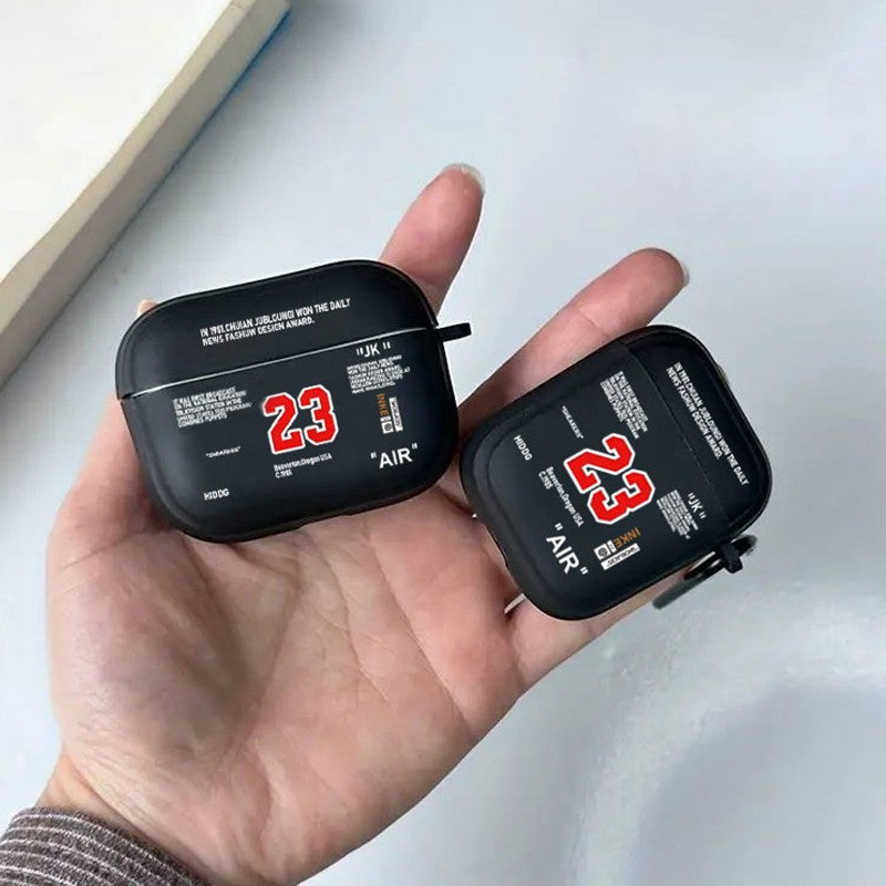 Funda transparente para Airpods negra con estilo, funda para Airpods 4, 2, 3 Pro, 2 generación, funda para Airpod Pro, regalo para auriculares de novio