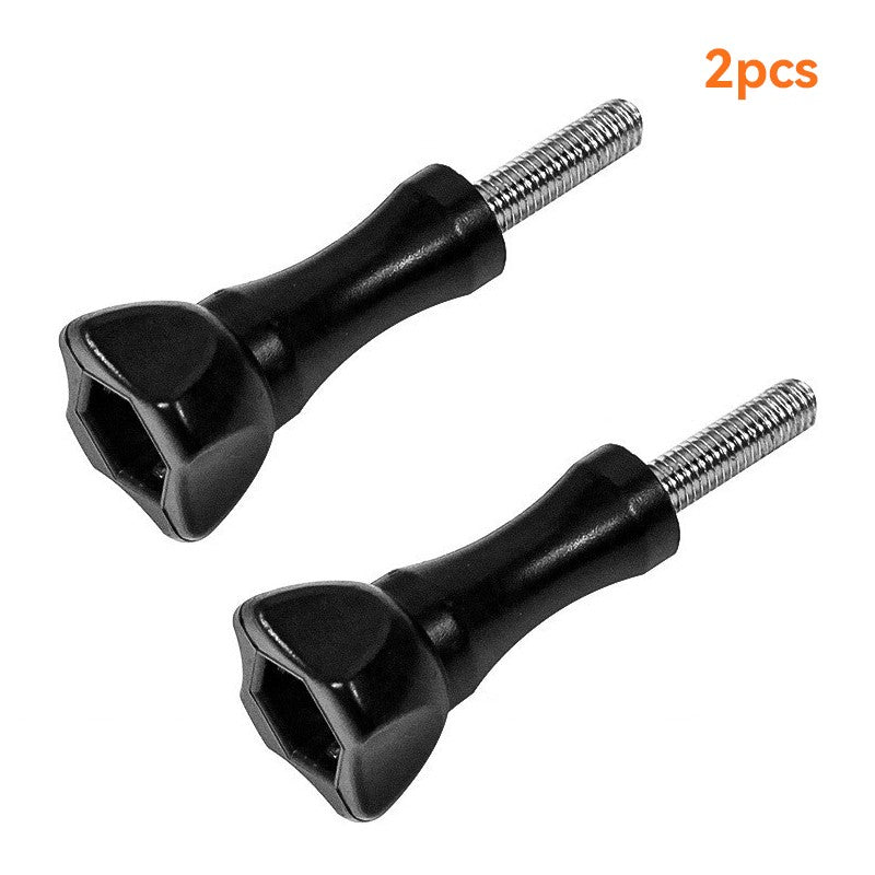 Juego de tornillos de pulgar largos, 1/10 Uds., Compatible con GoPro 13 12 11 10 9 8 cámaras deportivas, tornillos fáciles de apretar y aflojar, acero inoxidable