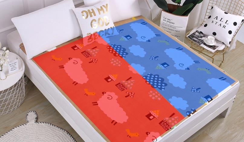 Manta eléctrica de 110-220V, protección automática, gruesa, calentador corporal, esterilla eléctrica