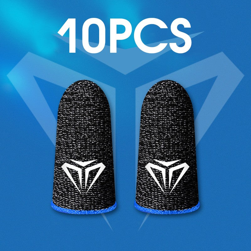 Guantes con yema del dedo para juegos móviles, 10 Uds., para jugadores PUBG, a prueba de sudor, antideslizantes, pantalla táctil, funda para el dedo, transpirable