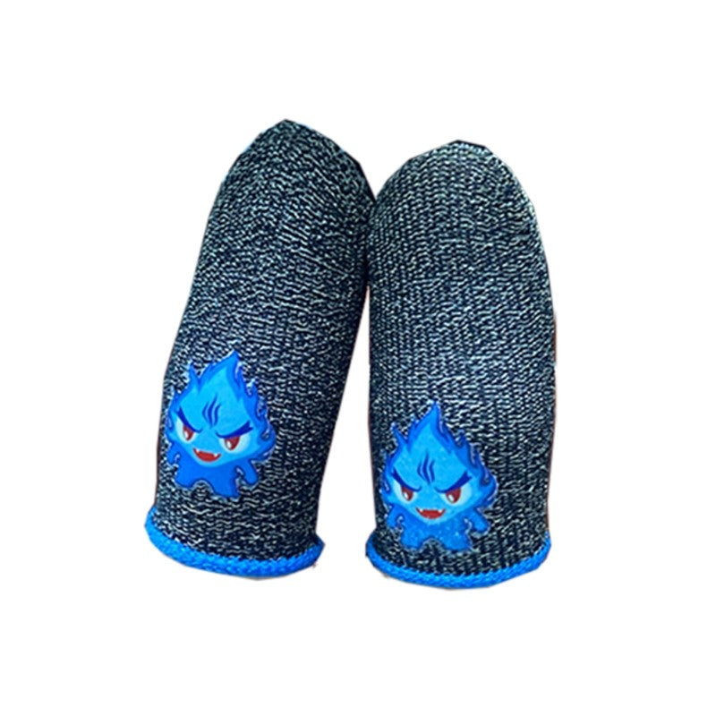 Guantes de dedo a prueba de sudor para juegos de teléfono, funda antideslizante para los dedos, para PUBG, pantalla táctil, acceso práctico, 2 uds.