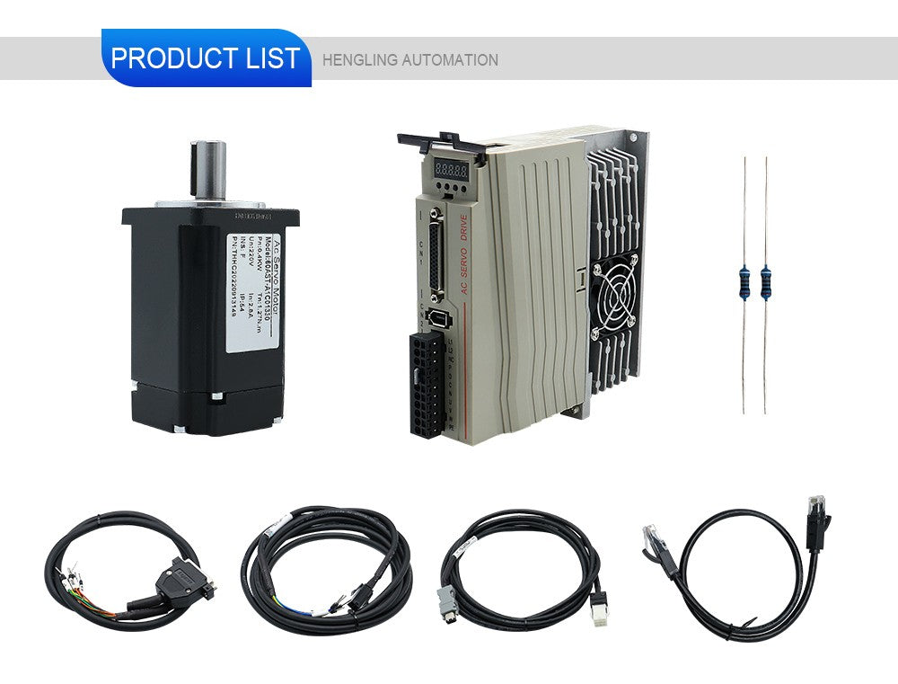 Servomotor absoluto de 17 bits 1kw 750w con brida RS485 80 AC 110v 220V servocontrolador Servo magnético de alta precisión 3000-6000RPM