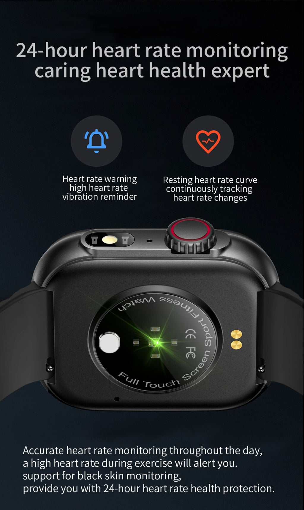 Reloj inteligente para hombre y mujer, pulsera con linterna LED, más de 100 modos deportivos, rastreador de actividad física, temperatura corporal, pantalla de 2,01"