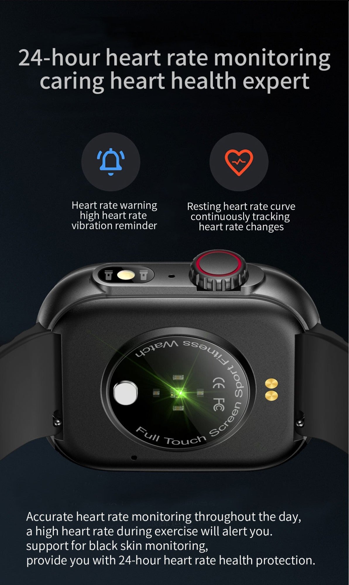 Reloj inteligente para hombre y mujer, pulsera con linterna LED, más de 100 modos deportivos, rastreador de actividad física, temperatura corporal, pantalla de 2,01"