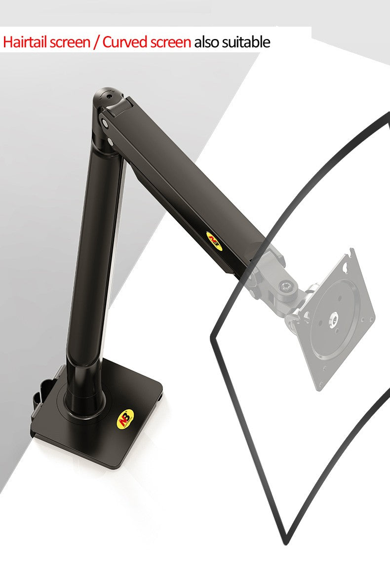 Soporte de monitor de escritorio con brazo de resorte de gas NB G40 G45 para pantallas de 22-40 pulgadas, rotación de 360°, 3-12 kg, 3-15 kg.
