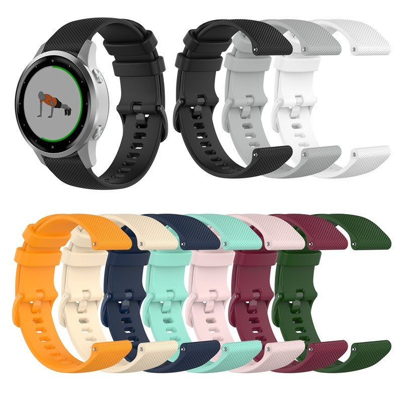 30 Correas de Silicona para Relojes Inteligentes Garmin Venu 3 2s SQ2 Forerunner 165 265 255 245 55 Vivoactive 5/4/4s