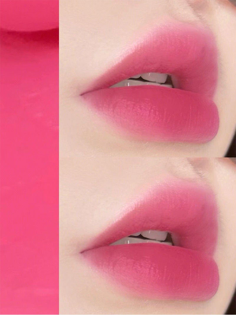 Brillo de labios de niebla mate de terciopelo único, taza antiadherente impermeable, esmalte de labios a prueba de manchas, lápiz labial líquido que no se decolora