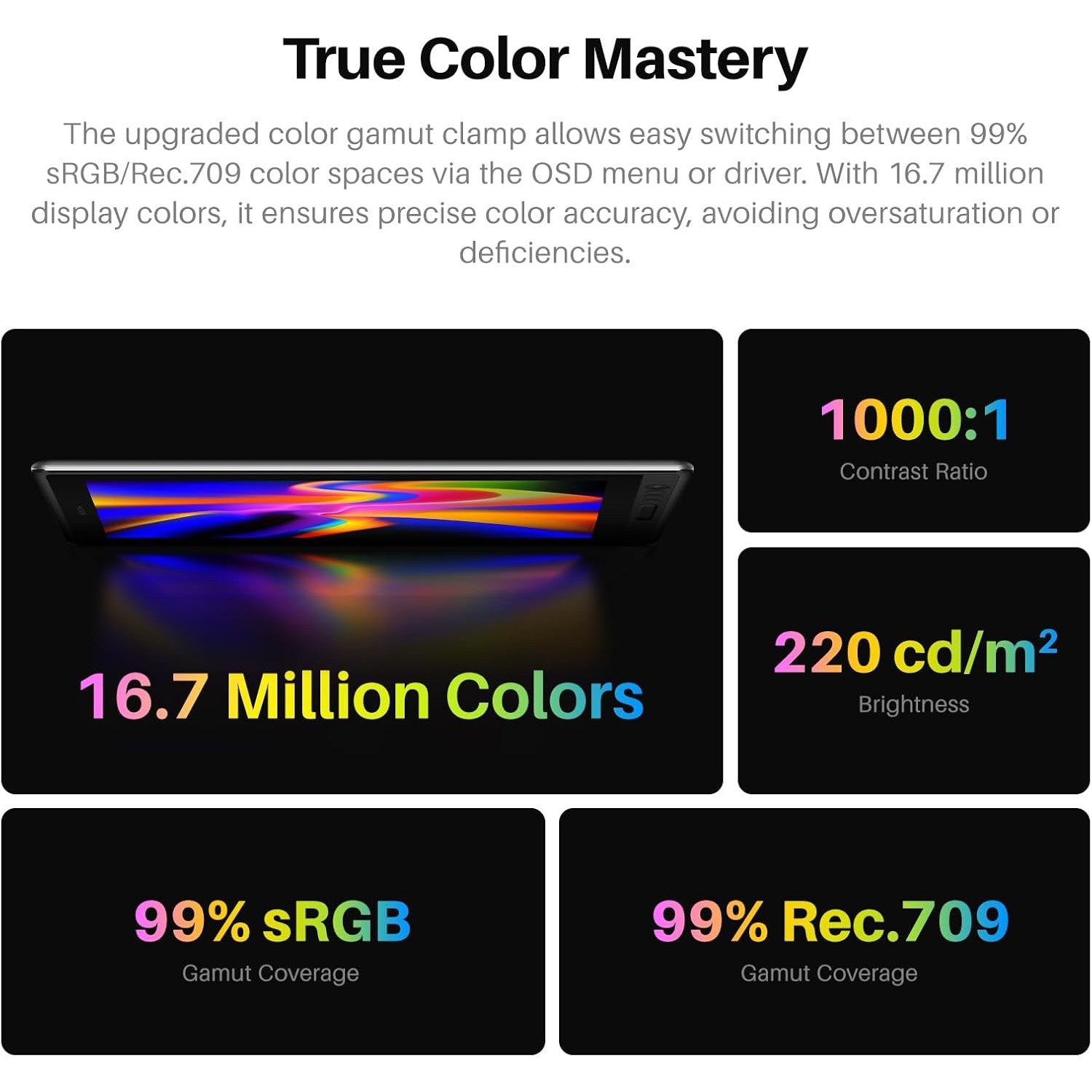 Modelo 2026 Más Reciente, HUION Kamvas Pro 16 V2, Pantalla Táctil de 15.6 Pulgadas con Laminación Completa, 16K Niveles de Presión, Barra Táctil Inteligente y 6 Teclas, Tableta Gráfica