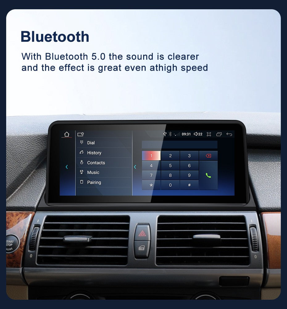STWEI 2024 nuevo ID6 ID7 ID8 UI 10,25inc sistema Android inalámbrico Carplay AUTO para BMW X5 E70 X6 E71 reproductores de vídeo de coche GPS Navi